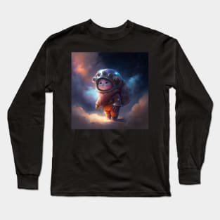 Exploring the Stars: A Boy's Dream Come True - Cosmic Cuties #4 Long Sleeve T-Shirt